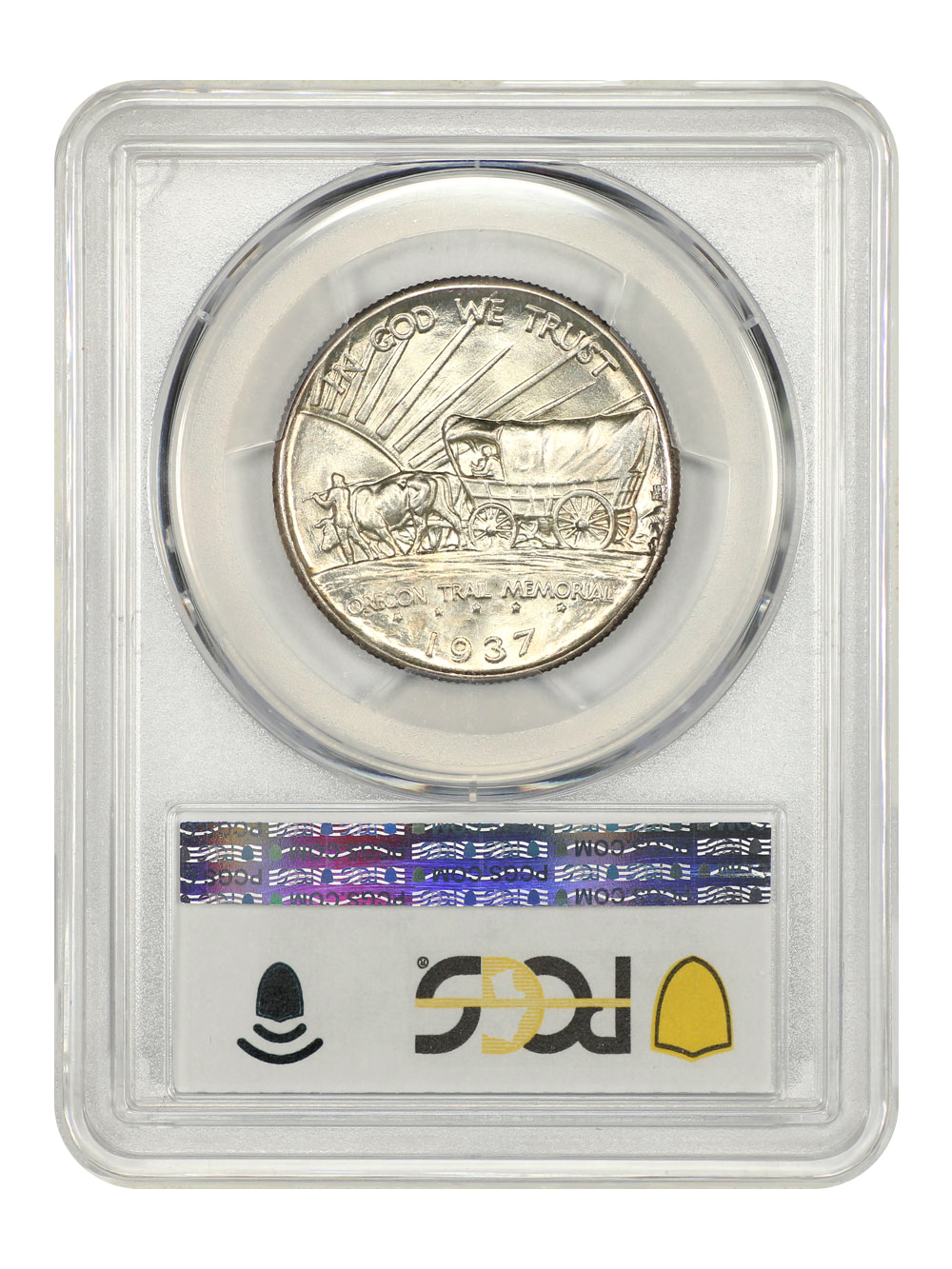 image for: 1937-D Oregon Trail 50c PCGS MS66
