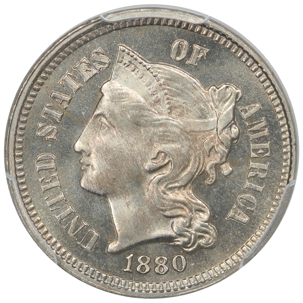 image for: 1880 3cN PCGS PR66