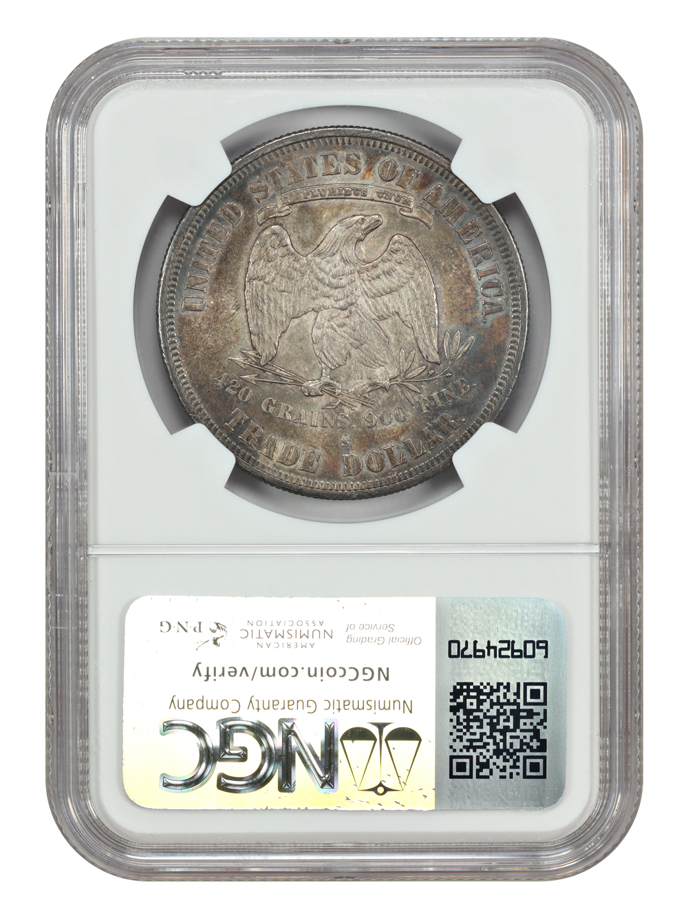 image for: 1877-S Doubled Die Reverse, FS-802 Trade$ NGC MS63