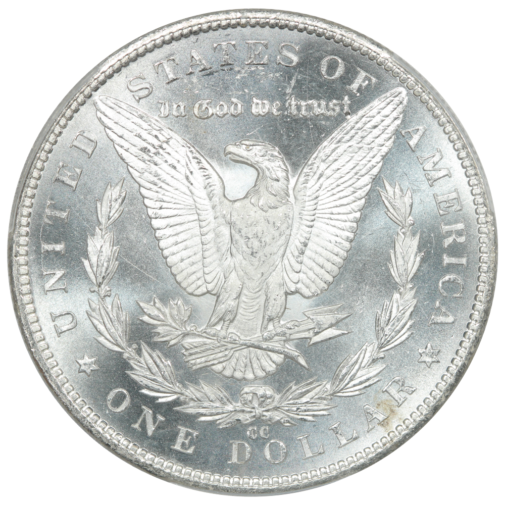 image for: 1884-CC $1  PCGS MS65 PL