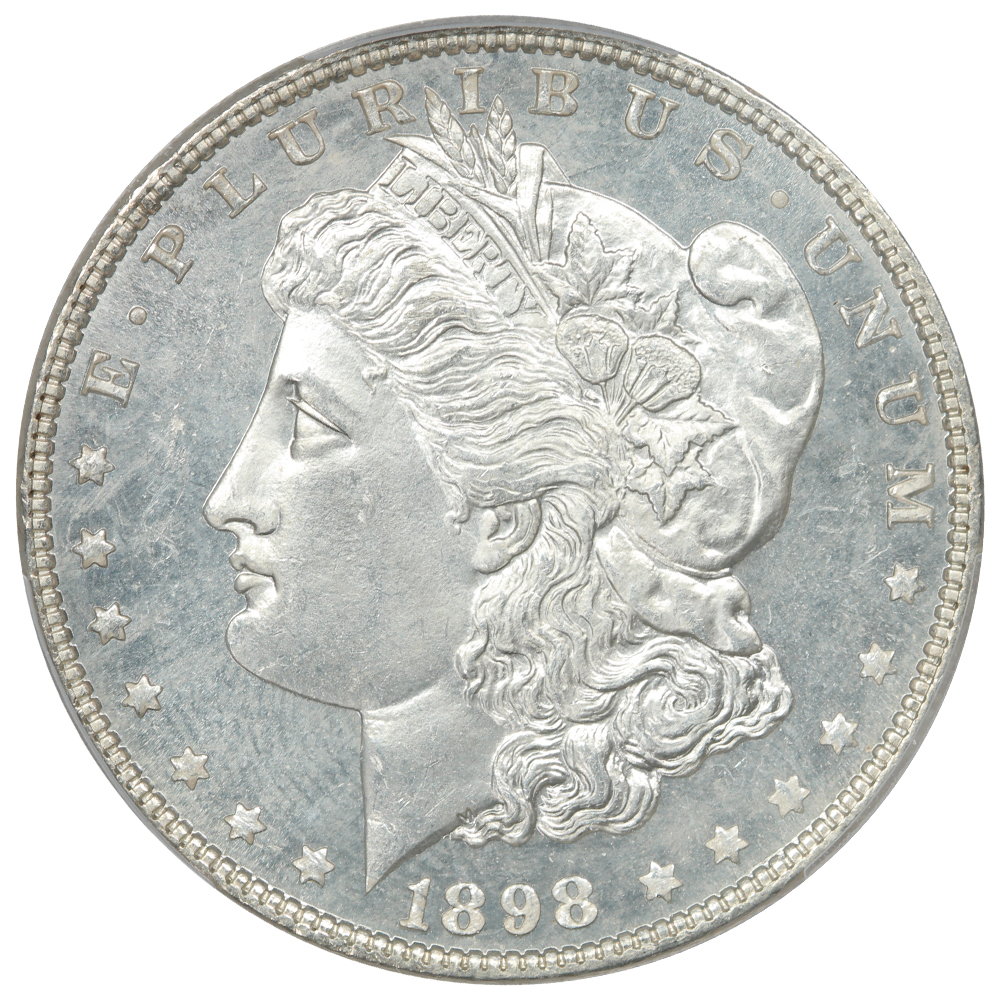 image for: 1898 $1 PCGS MS65 DMPL