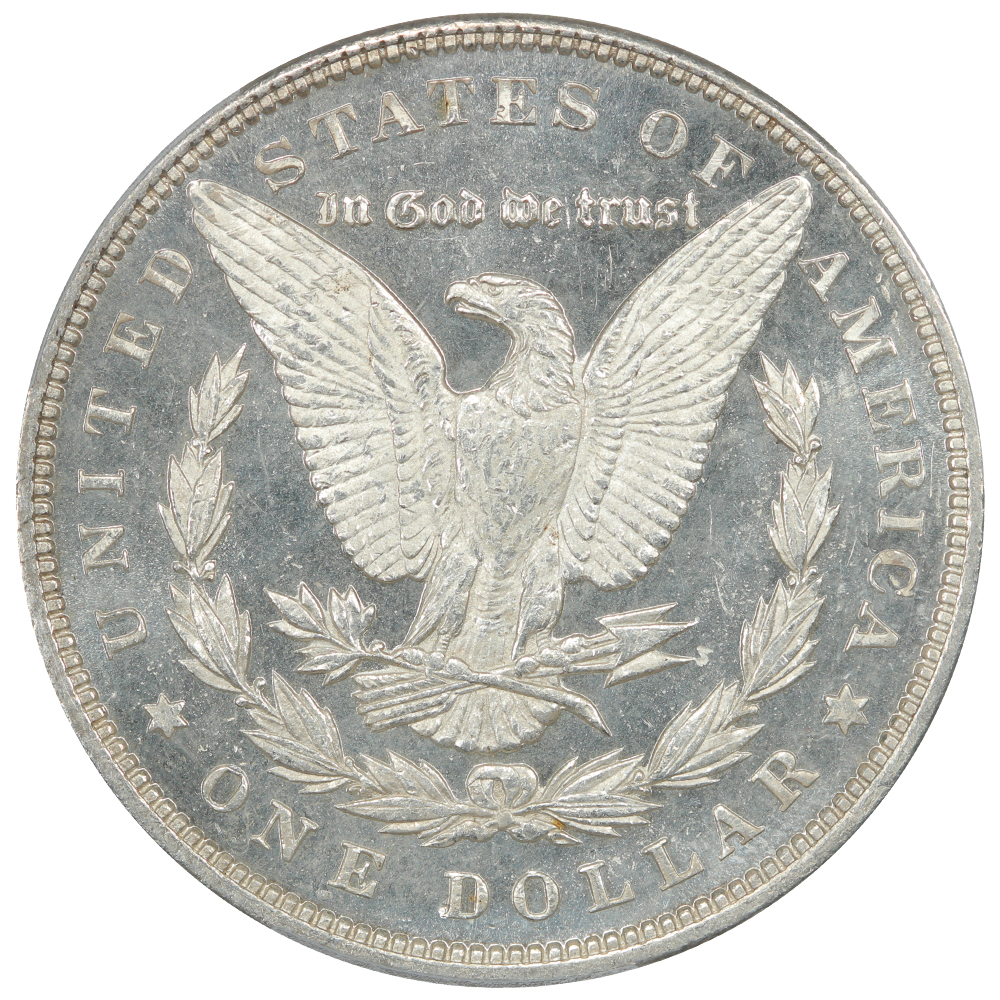 image for: 1890 $1  PCGS MS63 DMPL