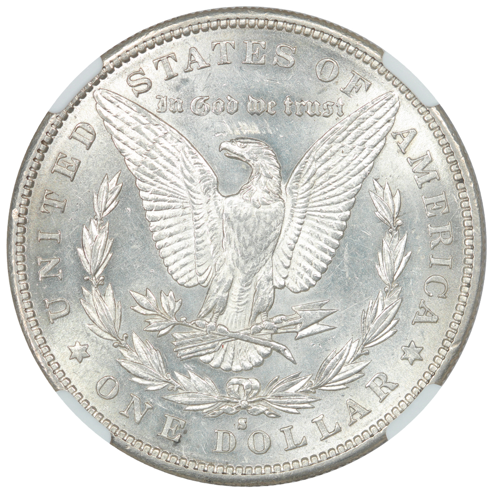 image for: 1884-S $1  NGC AU58