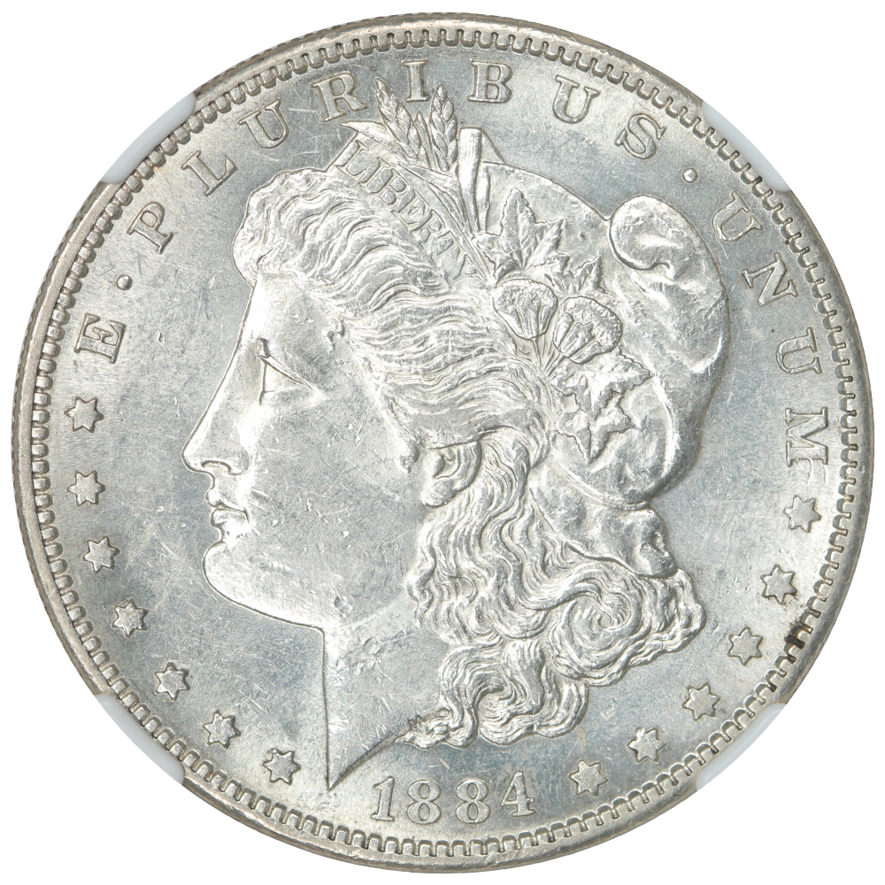 image for: 1884-S $1  NGC AU58