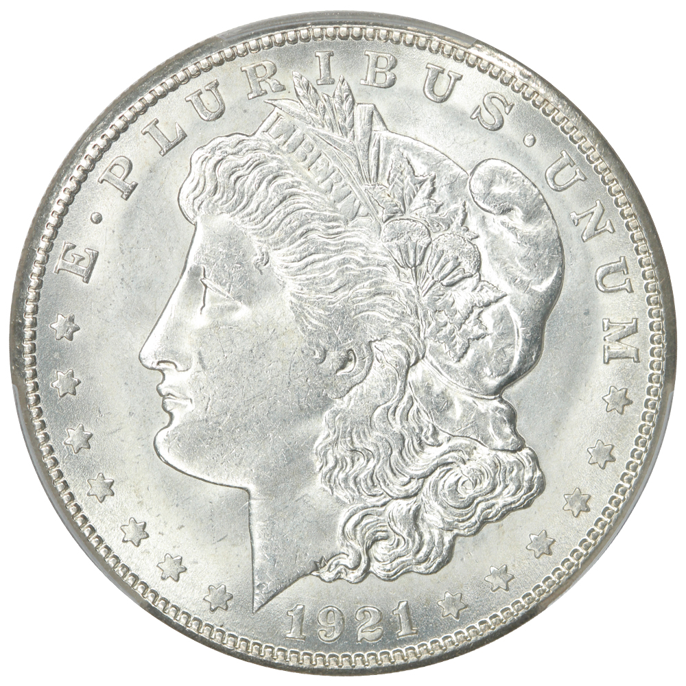 image for: 1921-S $1 PCGS MS64
