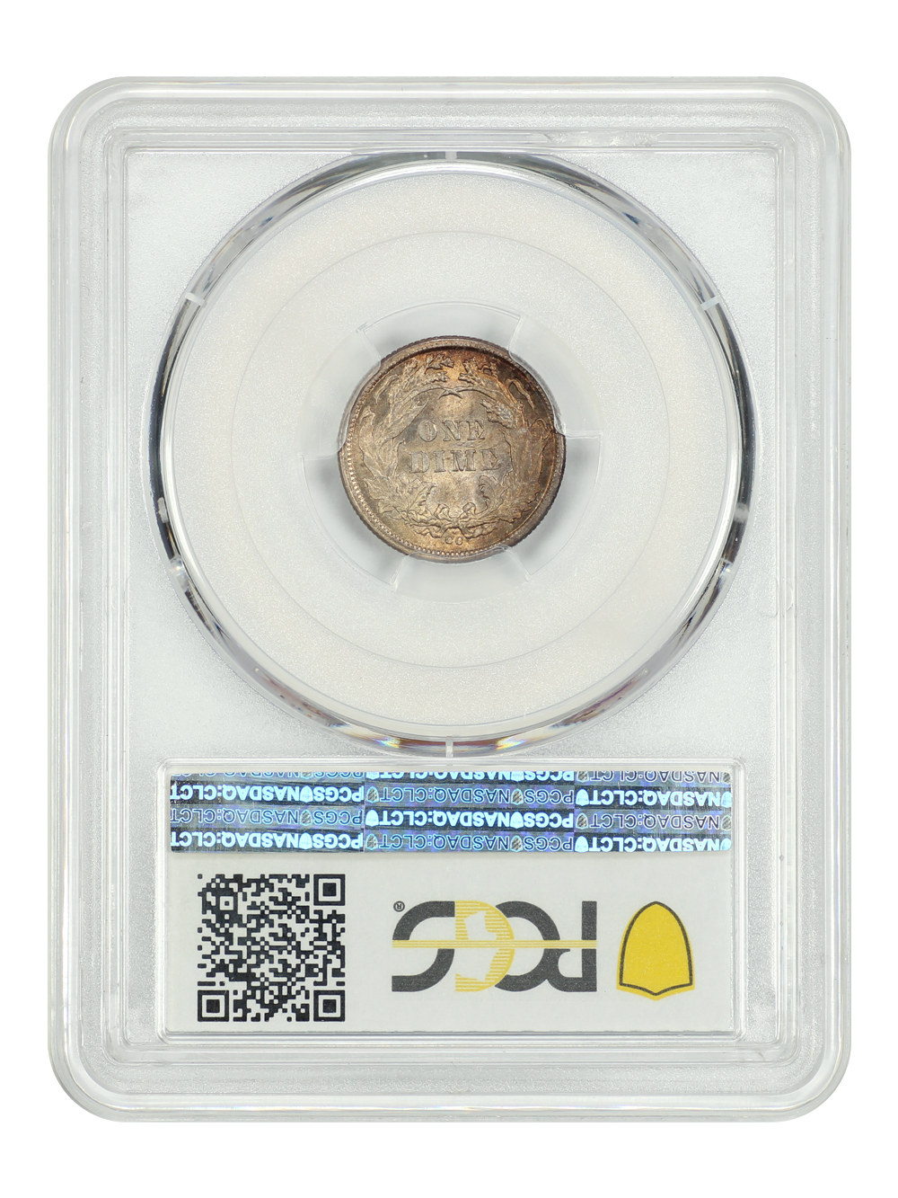 image for: 1877-CC 10c PCGS MS66