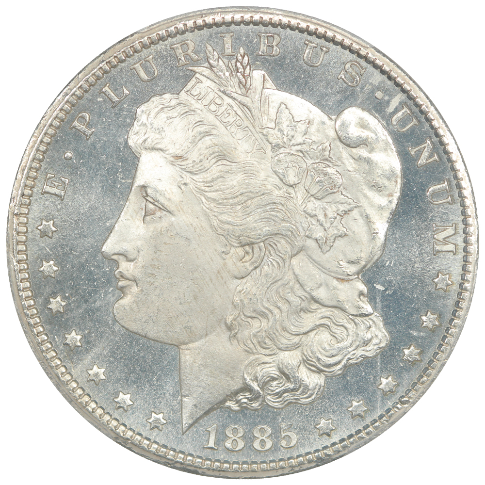 image for: 1885-CC $1  PCGS MS65 DMPL