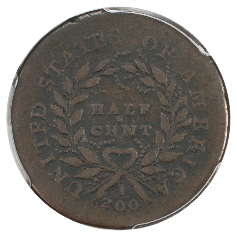 image for: 1793 1/2c PCGS F12 BN