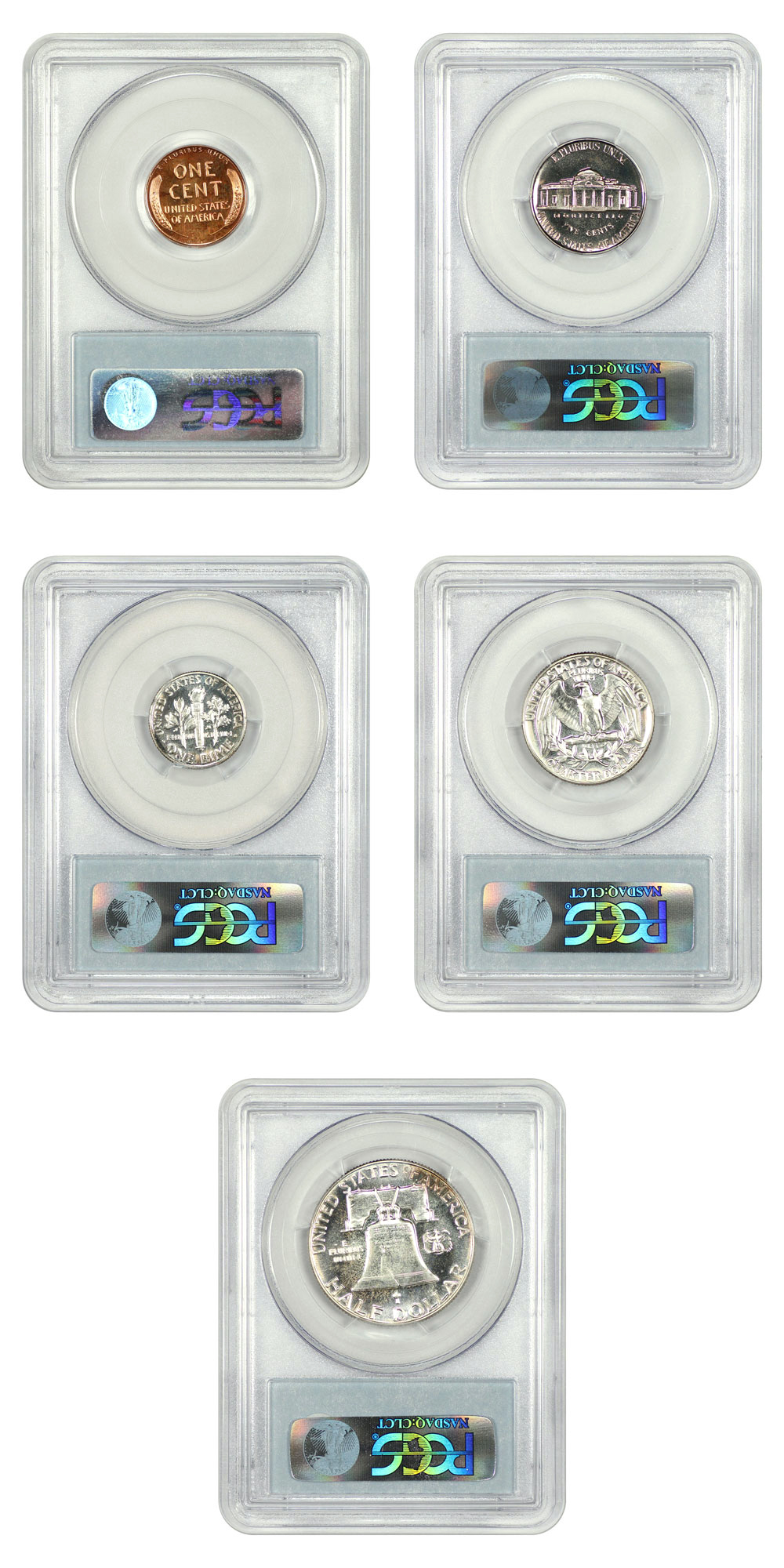 image for: 1952 Proof Set 1c-50c PCGS PR66