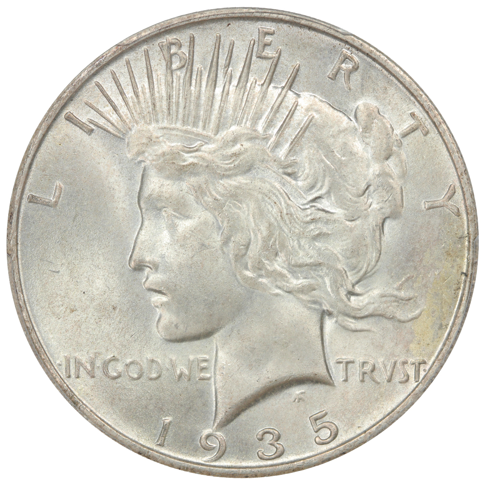 image for: 1935-S $1  PCGS MS66