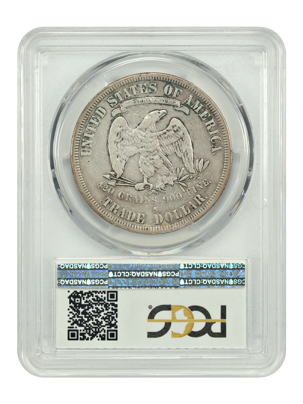 thumbnail for: 1878-S Trade$ PCGS VF25