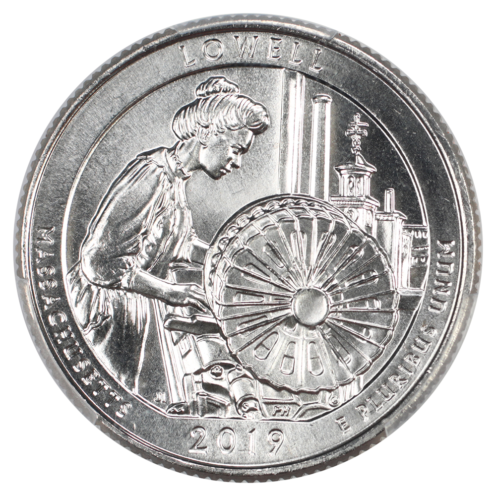 thumbnail for: 2019-W Lowell 25c PCGS MS66