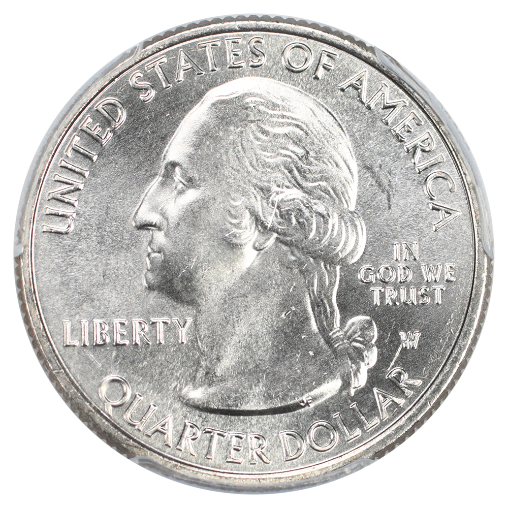 thumbnail for: 2019-W San Antonio Missions 25c PCGS MS66