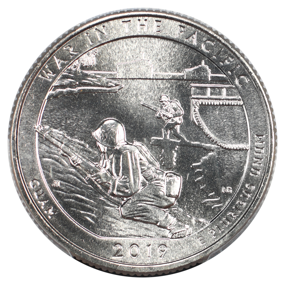 image for: 2019-W War in the Pacific 25c PCGS MS67