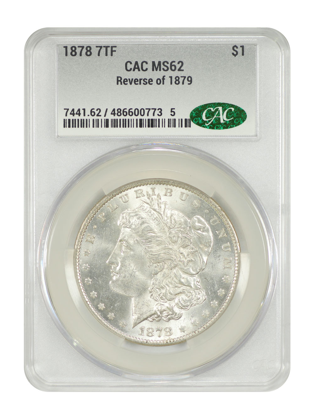 1878 7TF $1 Reverse of 1879