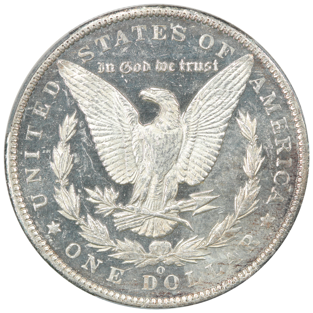 image for: 1890-O $1  PCGS MS64 DMPL