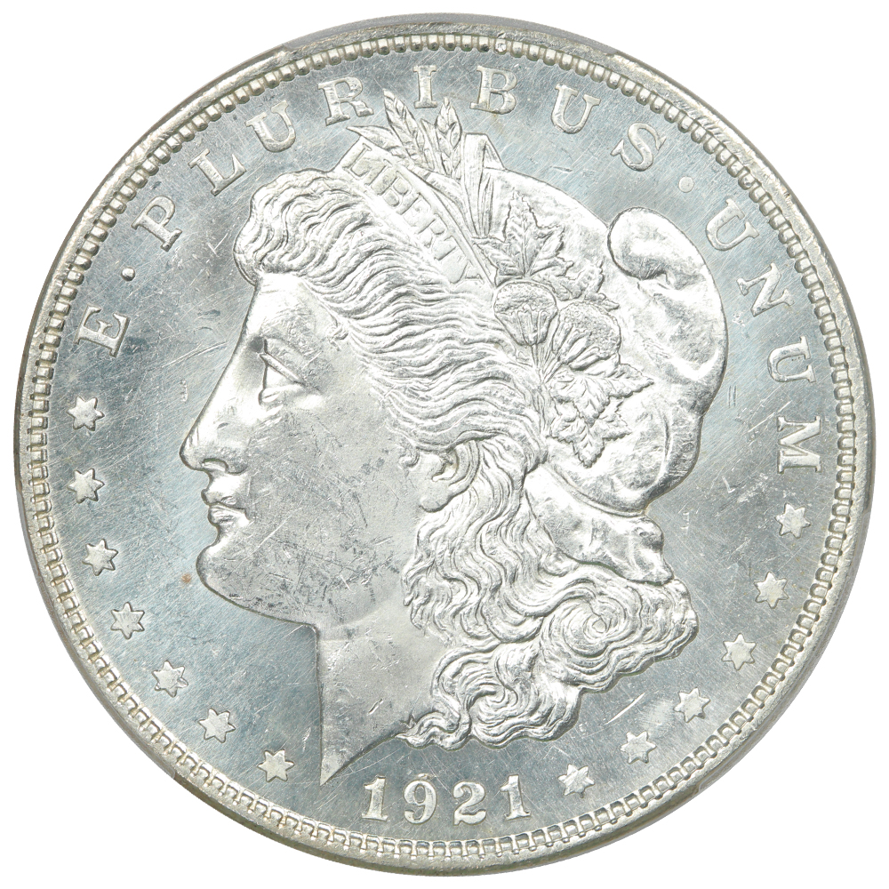 image for: 1921 Morgan $1  PCGS MS64 PL