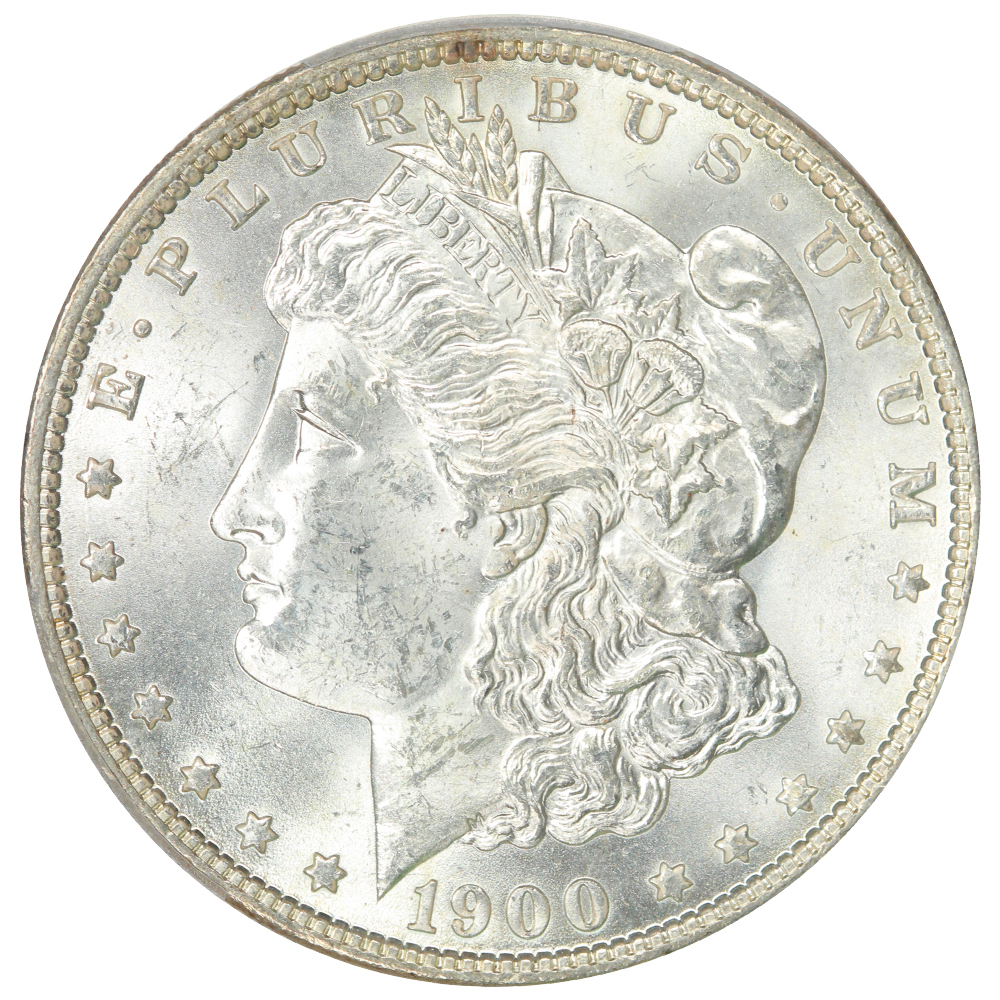 image for: 1900-O/CC $1  PCGS MS62