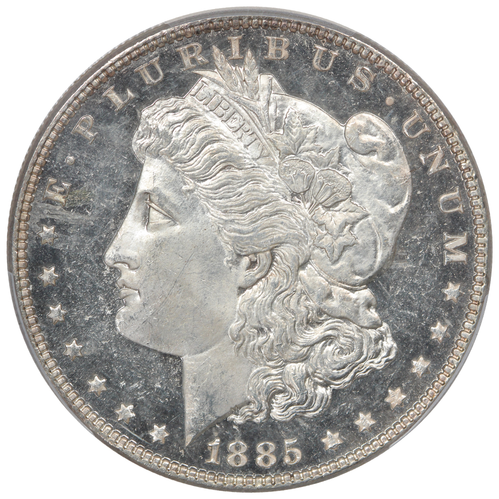 image for: 1885 $1  PCGS MS65 DMPL