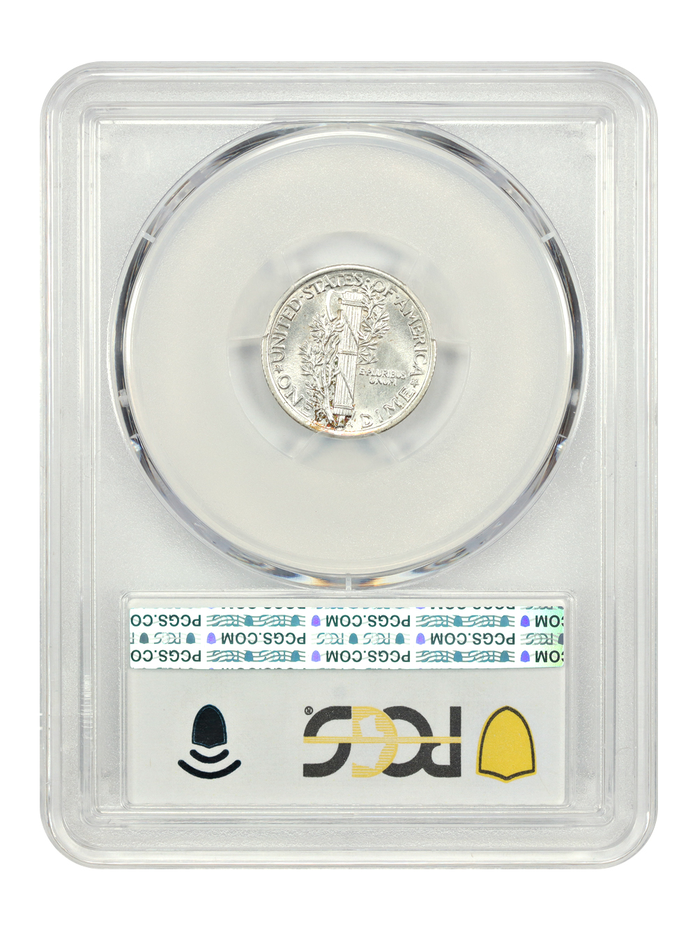 image for: 1924-D 10c PCGS AU58 FB
