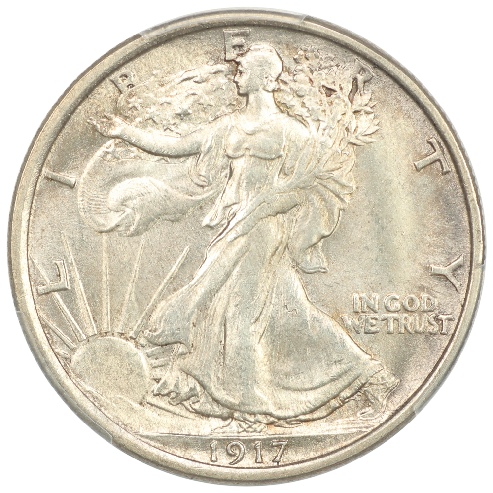 image for: 1917 50c PCGS MS64