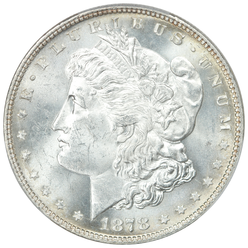 image for: 1878 7/8TF Strong $1  PCGS MS62