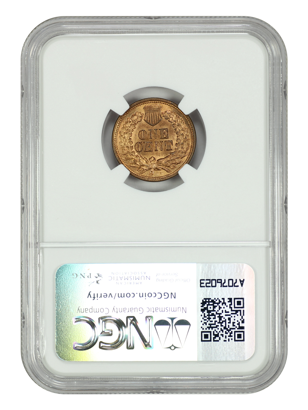 image for: 1870 1c NGC MS66 RB