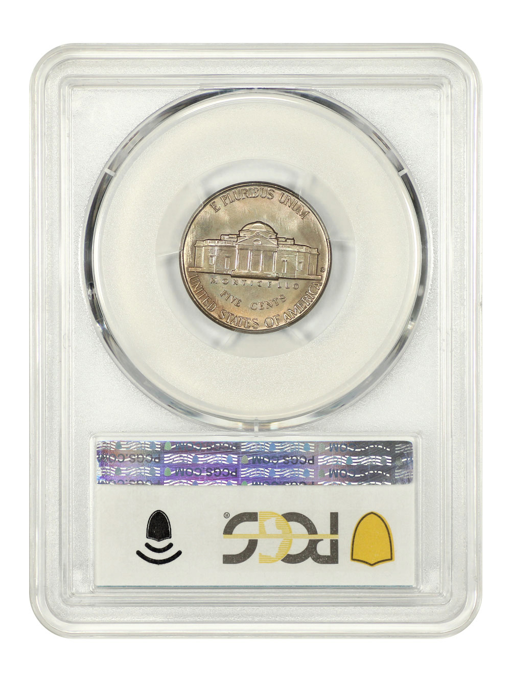 image for: 1939-S Reverse of 1938 5c PCGS MS67