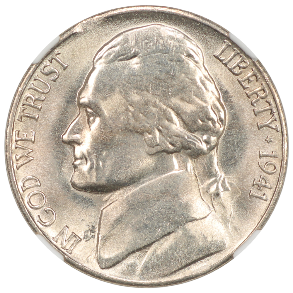 image for: 1941-S 5c NGC MS67 FS