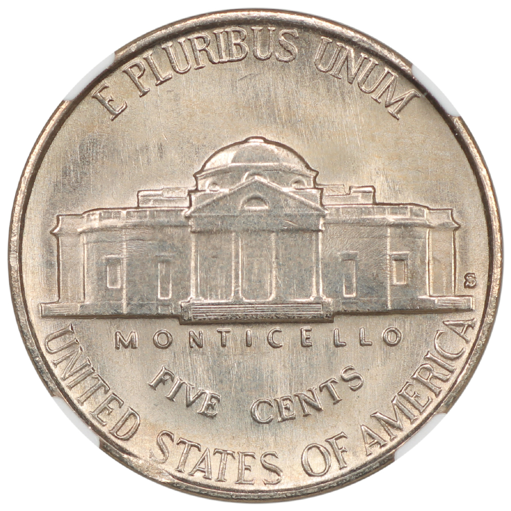 image for: 1941-S 5c NGC MS67 FS