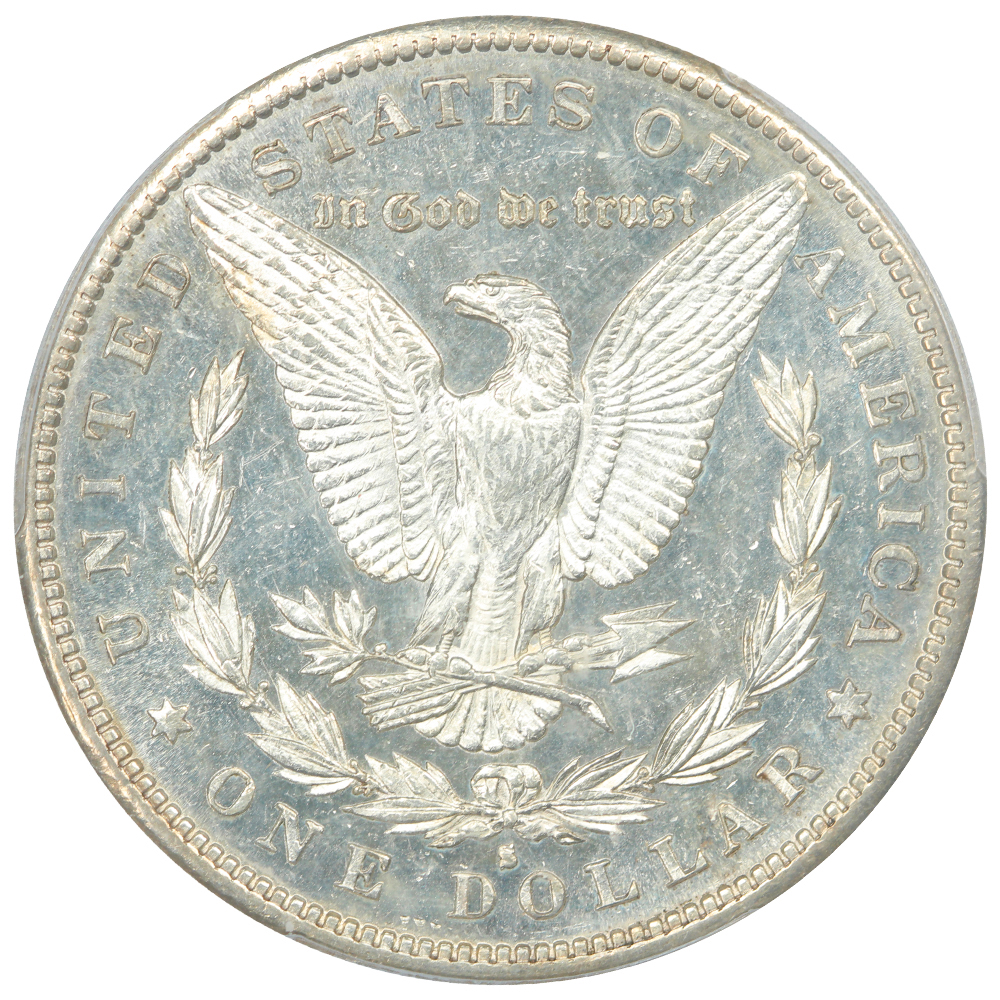 image for: 1889-S $1  PCGS MS62 DMPL