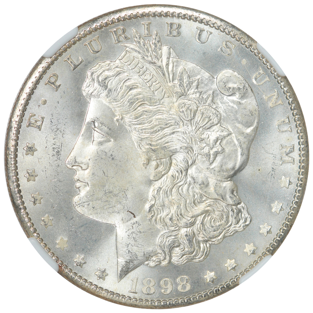 image for: 1898-O $1  NGC MS66