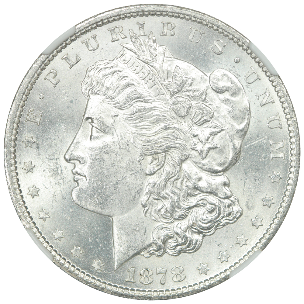 image for: 1878-CC $1  NGC MS61