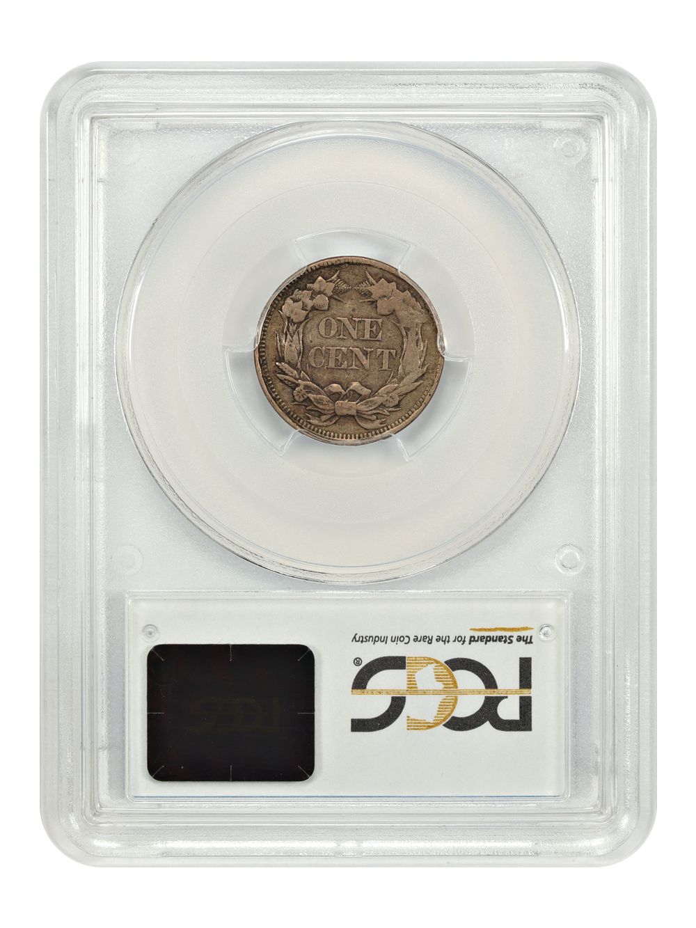 image for: 1858/(7) Flying Eagle, LL, Weak Overdate 1c PCGS VF20