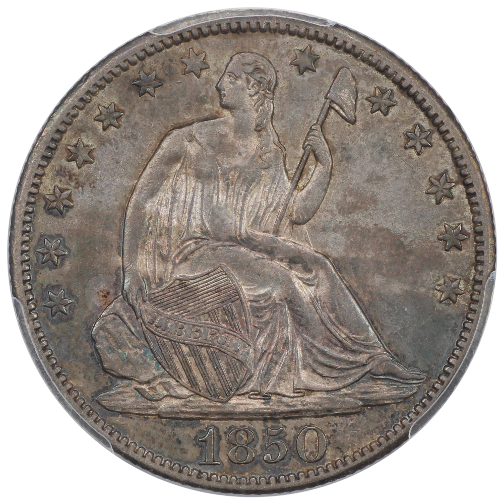 image for: 1850-O 50c PCGS AU50