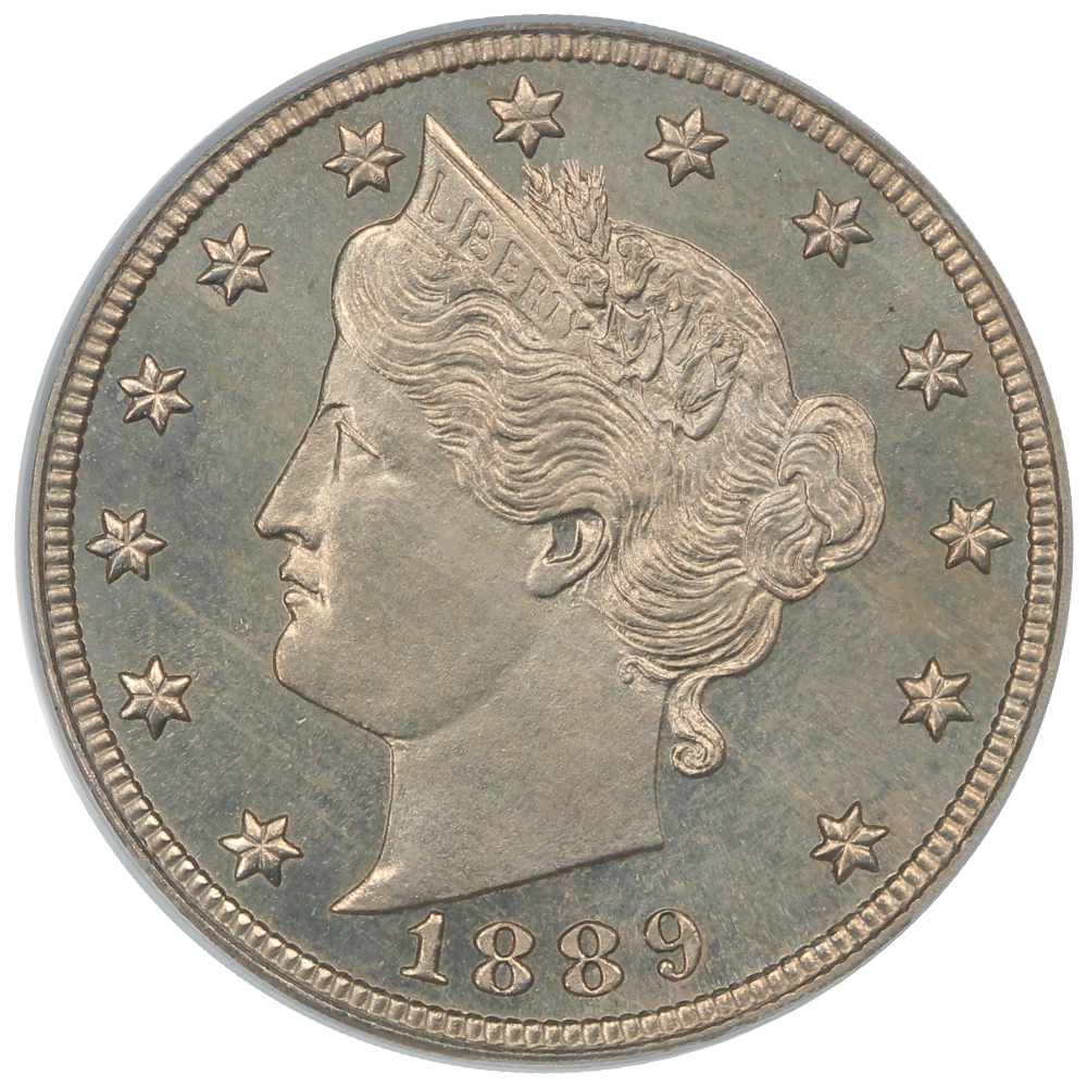 image for: 1889 5c PCGS PR65
