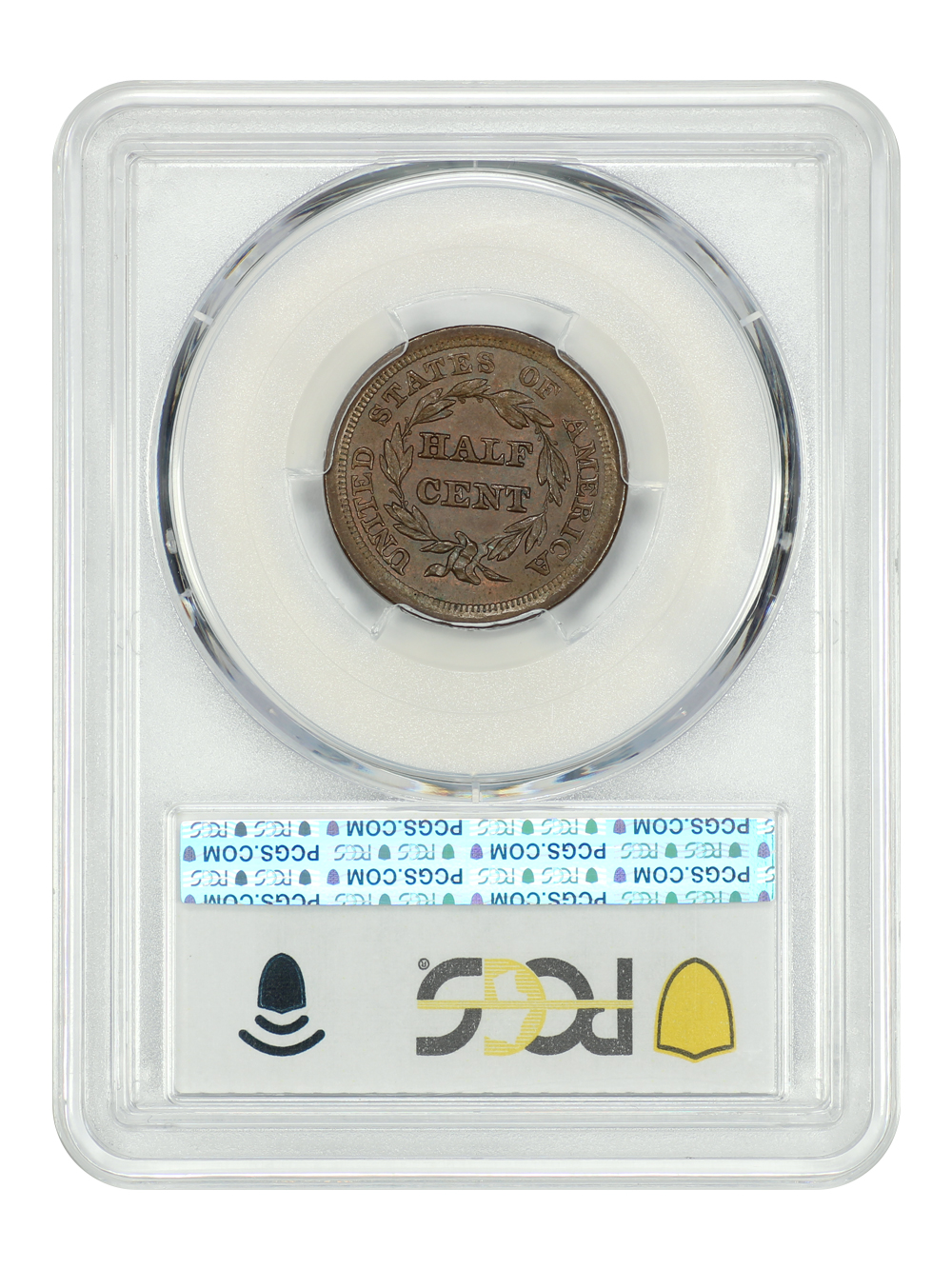 image for: 1855 1/2c PCGS MS64 BN