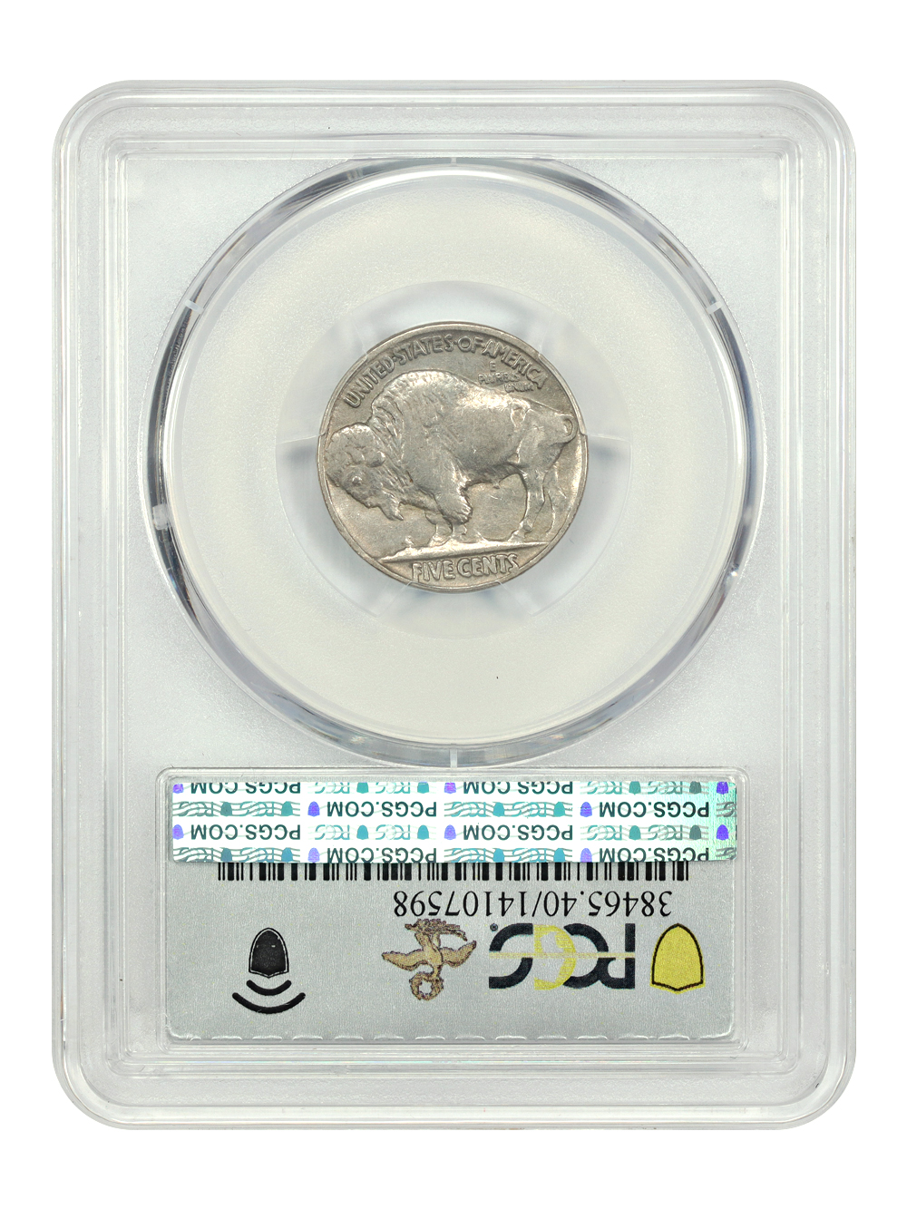 image for: 1935 Doubled Die Reverse, FS-801 5c PCGS XF40