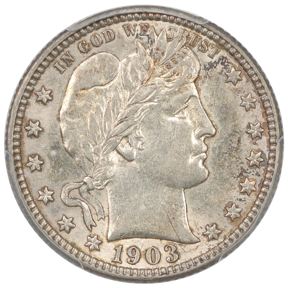 image for: 1903-O 25c PCGS AU55