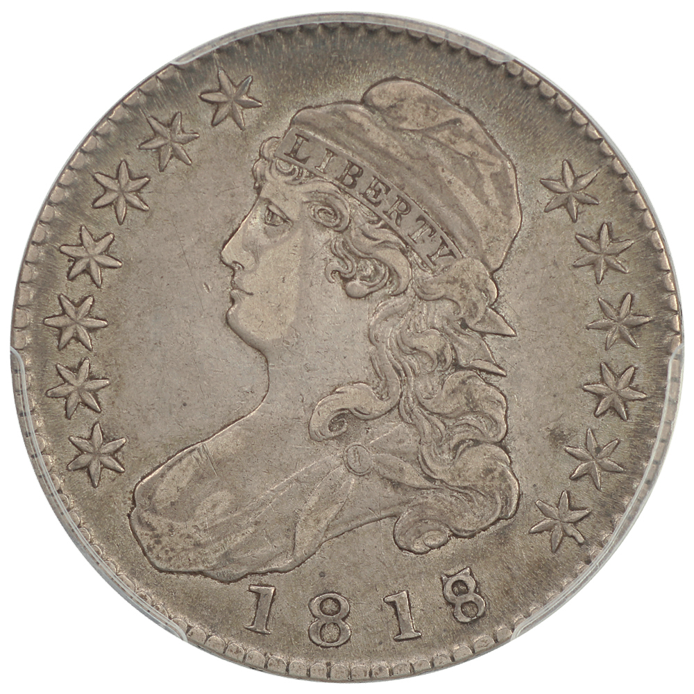 image for: 1818/7 Large 8 50c PCGS XF40