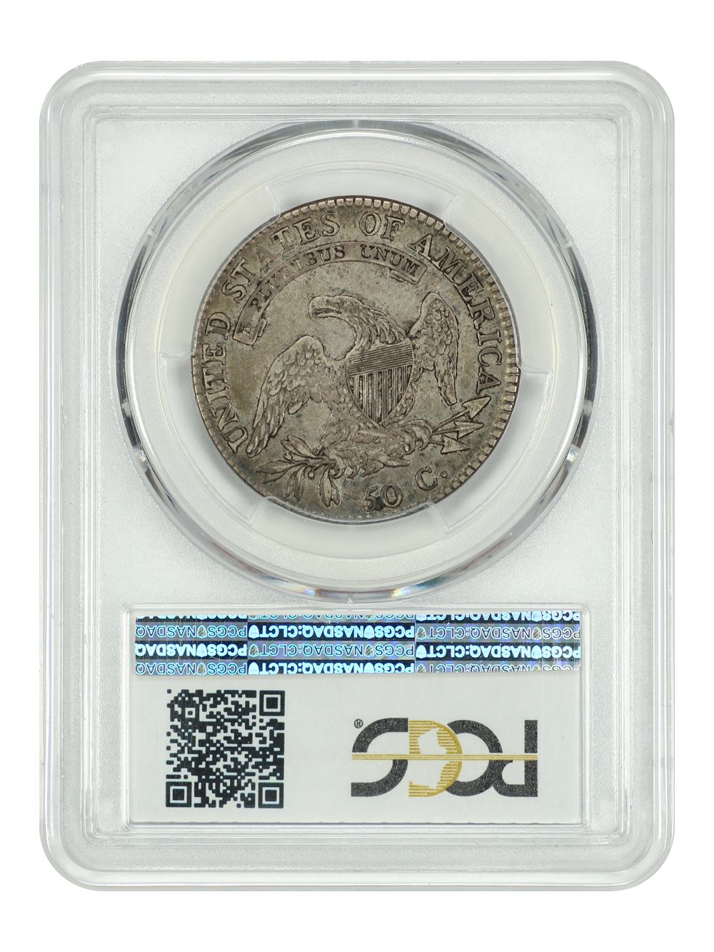 image for: 1818/7 Large 8 50c PCGS XF40