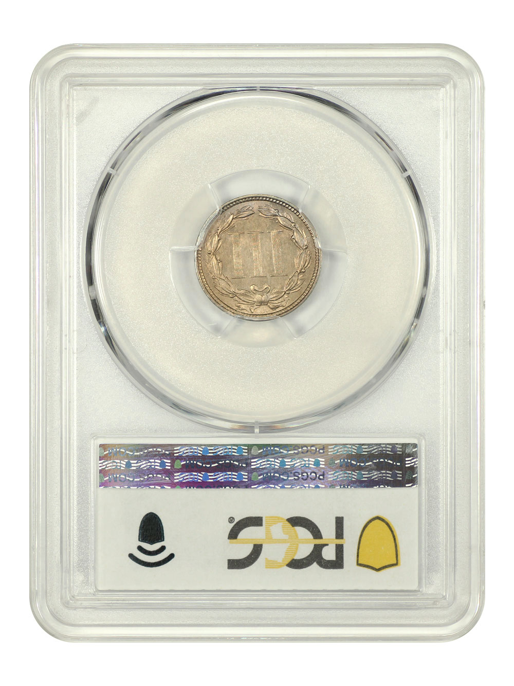 image for: 1876 3cN PCGS AU58