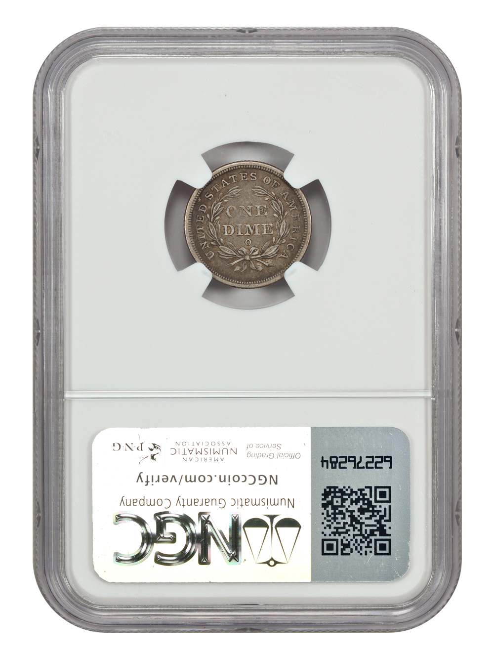image for: 1840-O No Drapery 10c NGC XF40
