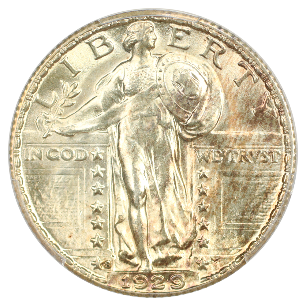 image for: 1929-S 25c PCGS MS65 FH