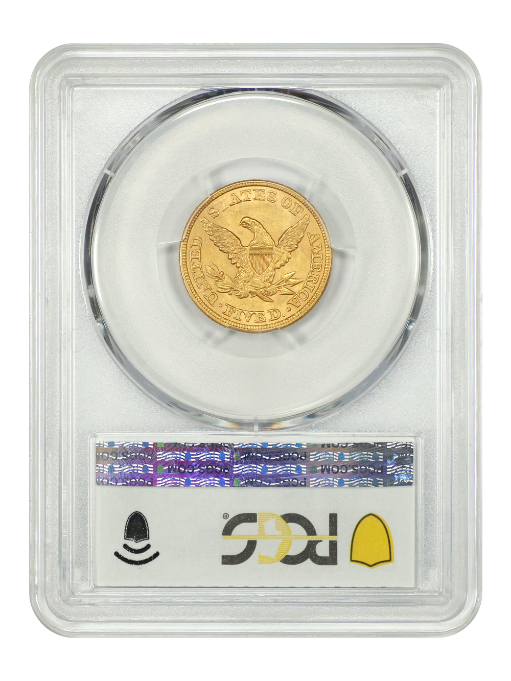 image for: 1856 $5  PCGS MS62