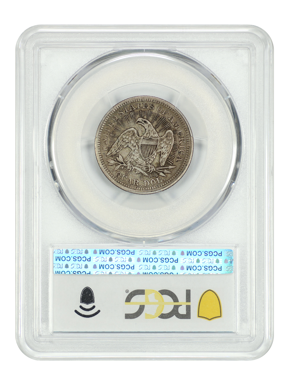 image for: 1853/4 Arrows & Rays 25c PCGS VF35