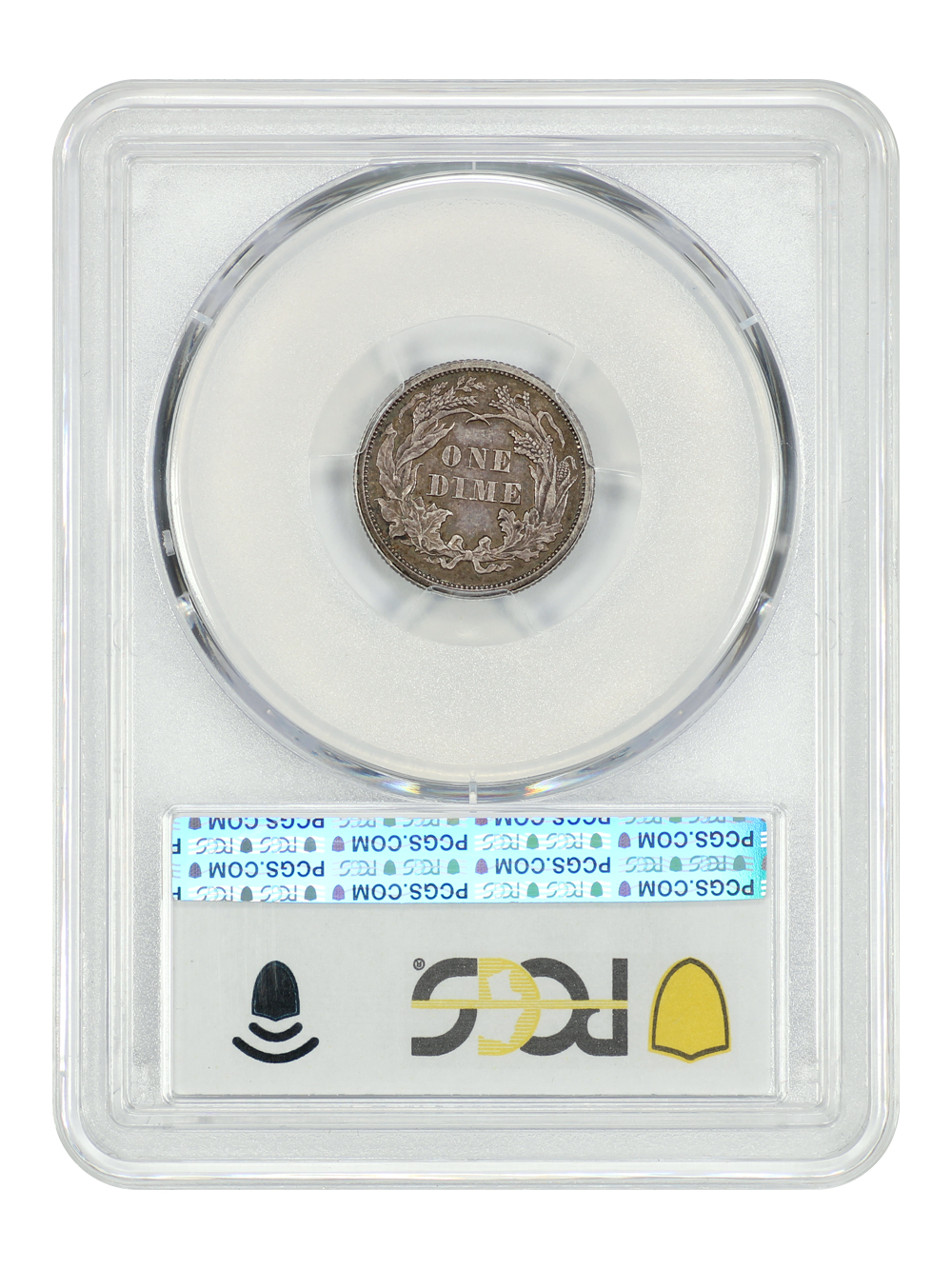 thumbnail for: 1874 Arrows 10c PCGS AU55