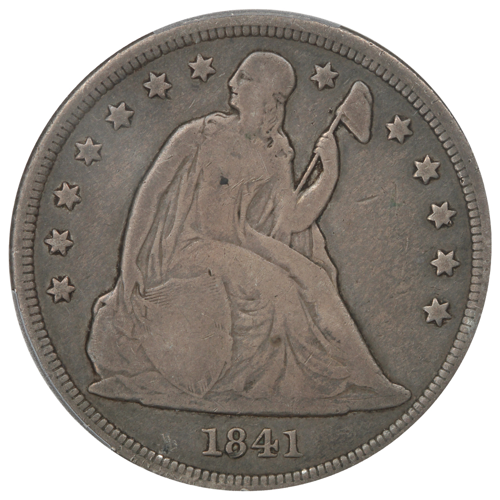 image for: 1841 $1  PCGS VG10