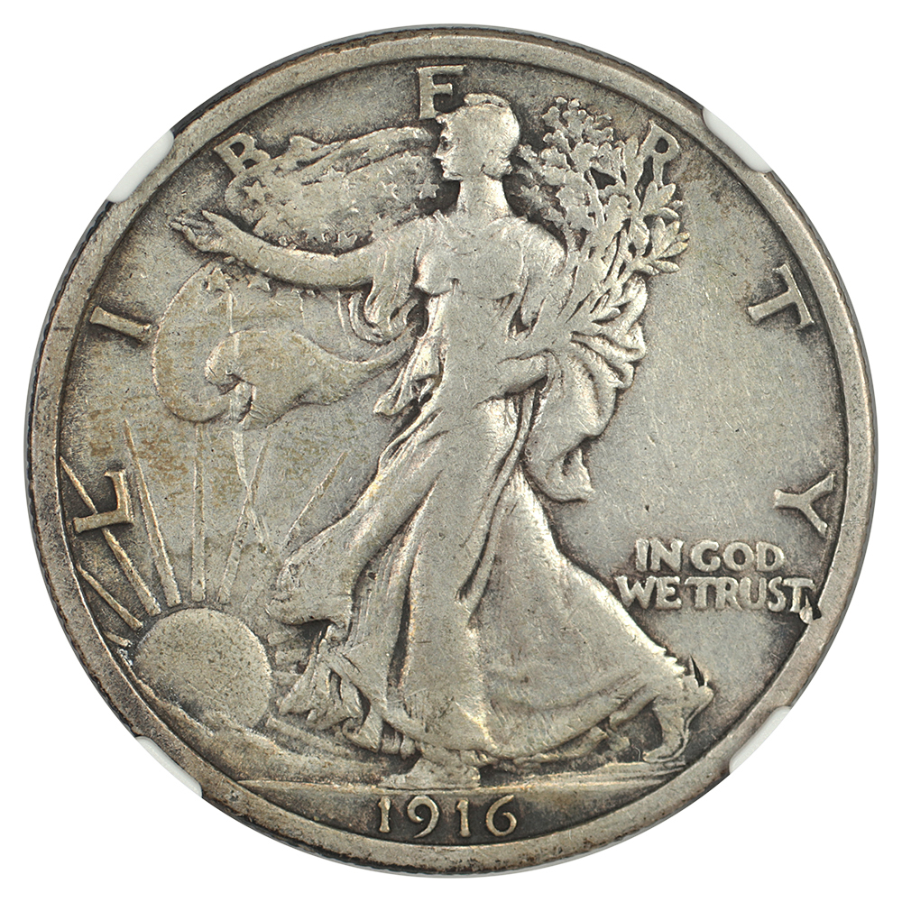 image for: 1916 50c NGC XF40