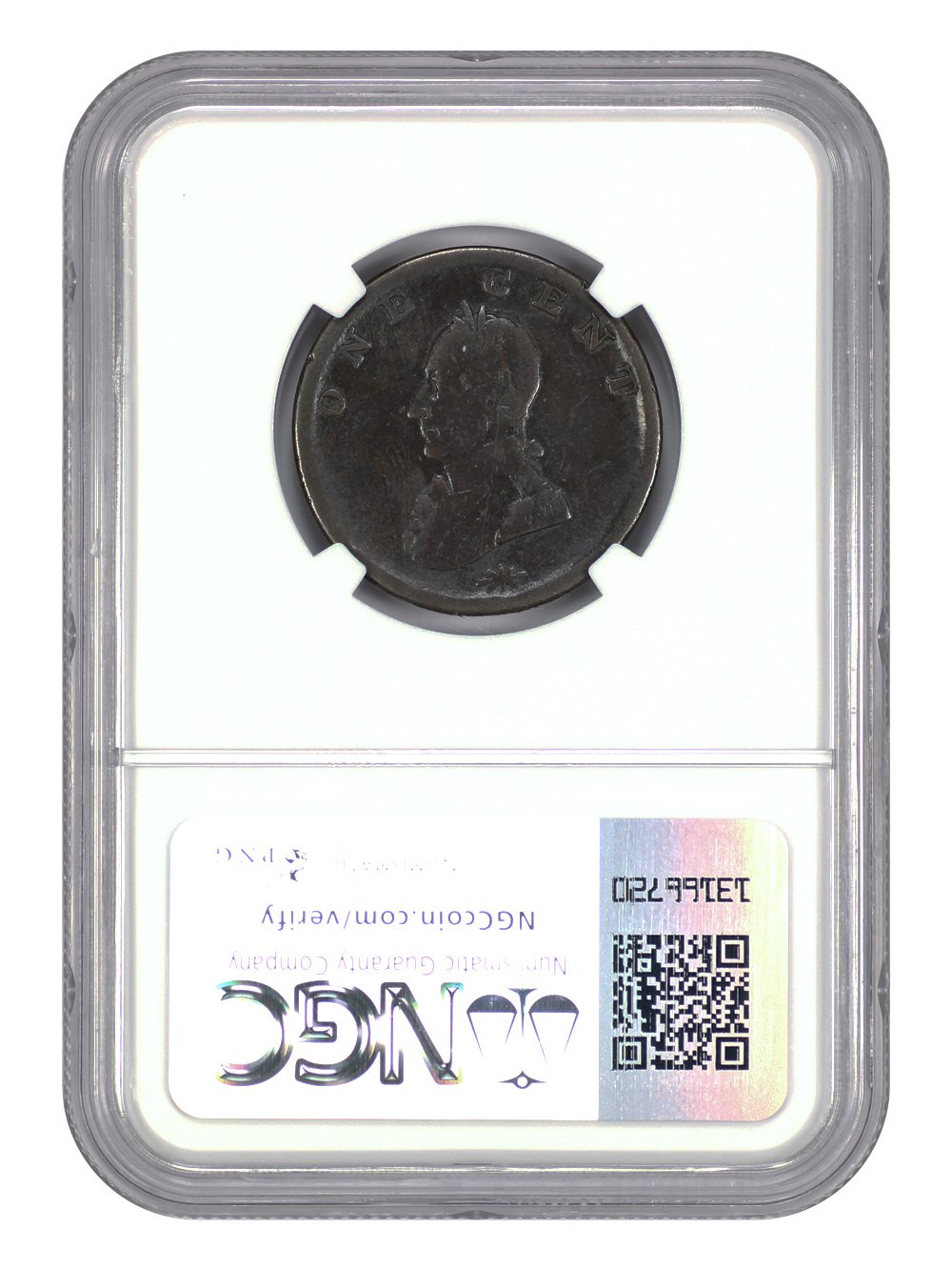 image for: Doubled Head Washington Cent NGC F15 BN